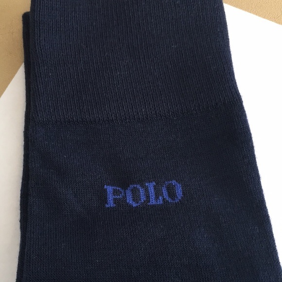 SOLD Polo Ralph Lauren 3 Pairs Dress Socks Blue/Gray - Picture 7 of 9